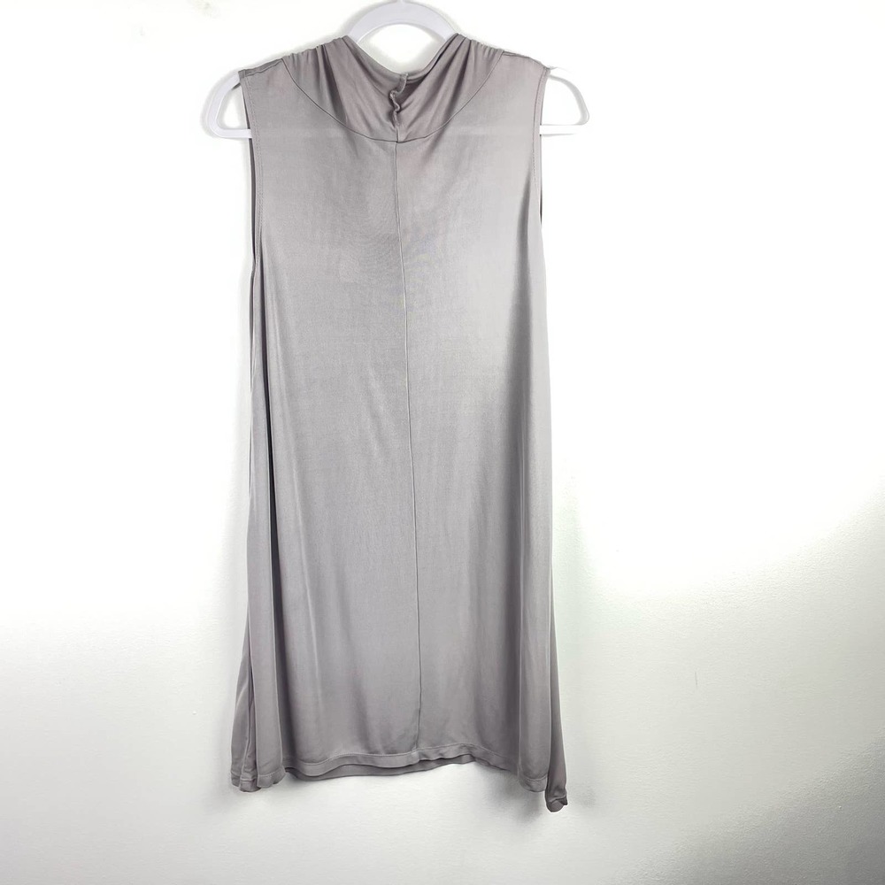 Bryan Walker USA Light Gray Cowl Neck Dress Size Small - Picture 4 of 4